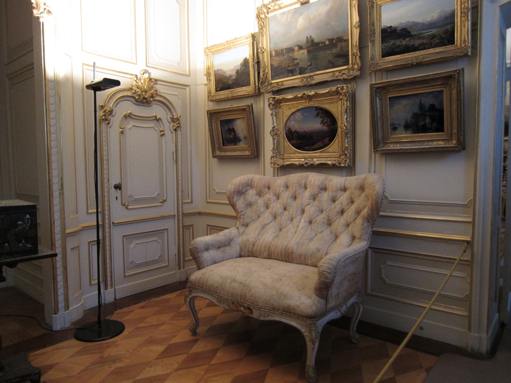 Chair and Paintings, Ladies' Wing